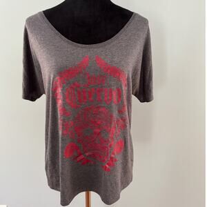 Jose Cuervo Sugar Skull Short Sleeve Tee Bella Canvas Women's Gray Small